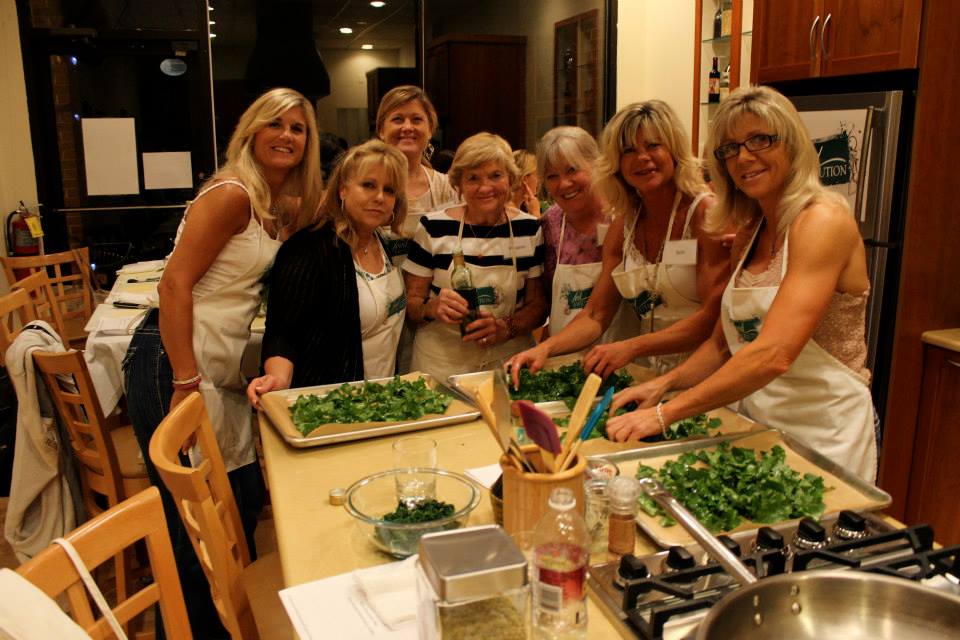 cooking class ladies